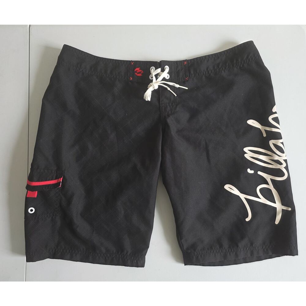 Billabong Women's Board Shorts Black/Red/White Size 7